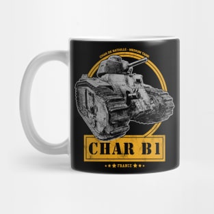 Char B1 French WW2 Tank Mug